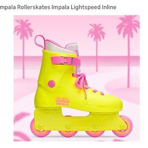 Impala Barbie Yellow and Pink Roller Skates -  - Women’s Size 9